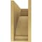 Ekena Millwork 11"W x 33"D x 22"H Classic Rivera Rough Cedar Woodgrain TimberThane Corbel, Primed Tan CORUR11X33X22RIVRCPR - alternate 3